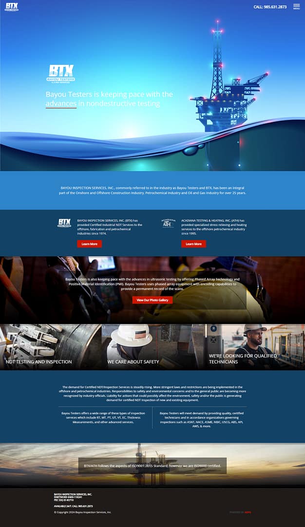 Bayou Testers Home Page
